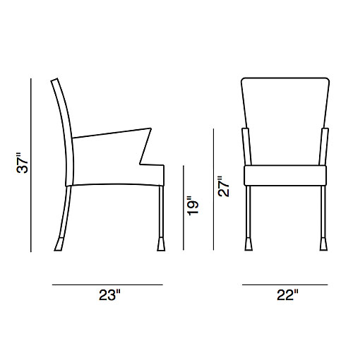 Restaurant Chair Dimensions Modern Dining Arm By free image download