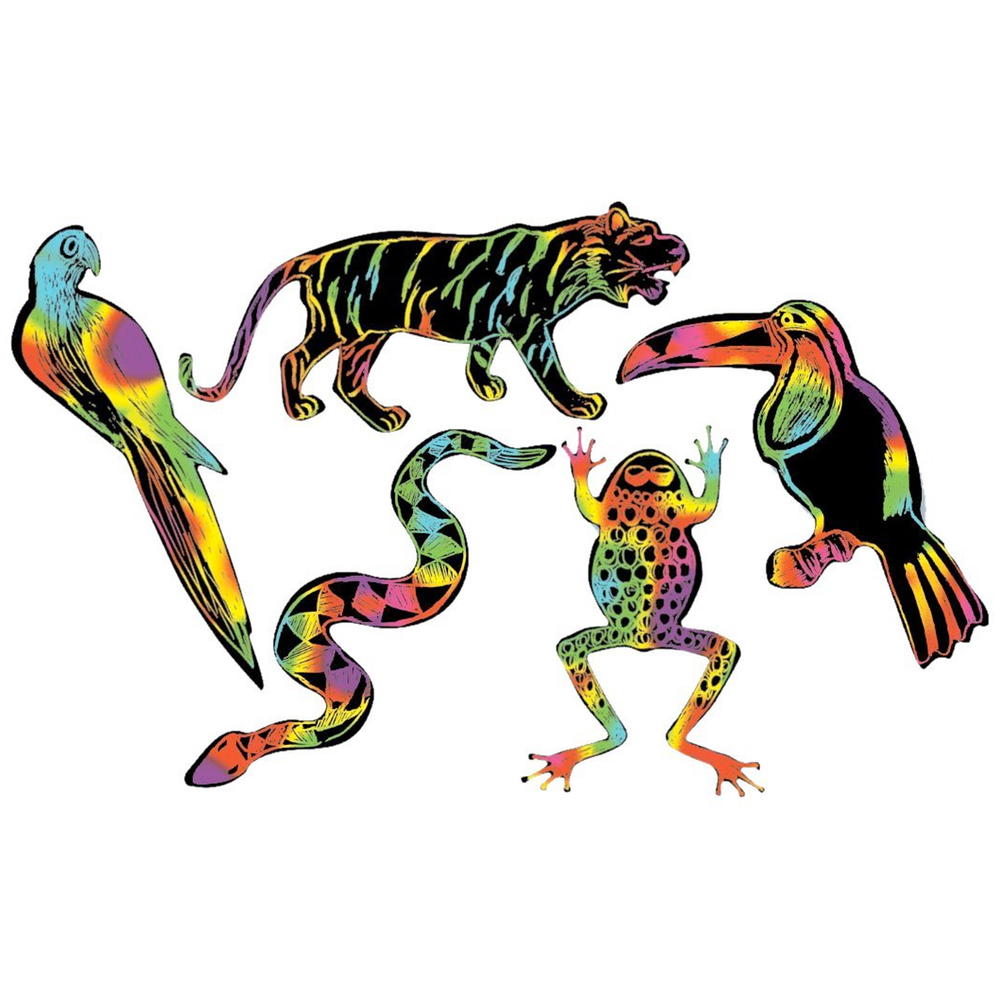 Rainforest Animals Templates free image download