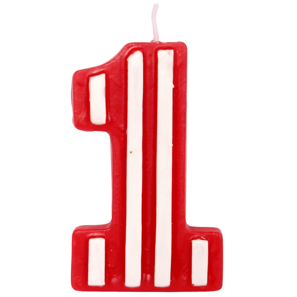 Red Birthday Candle free image download