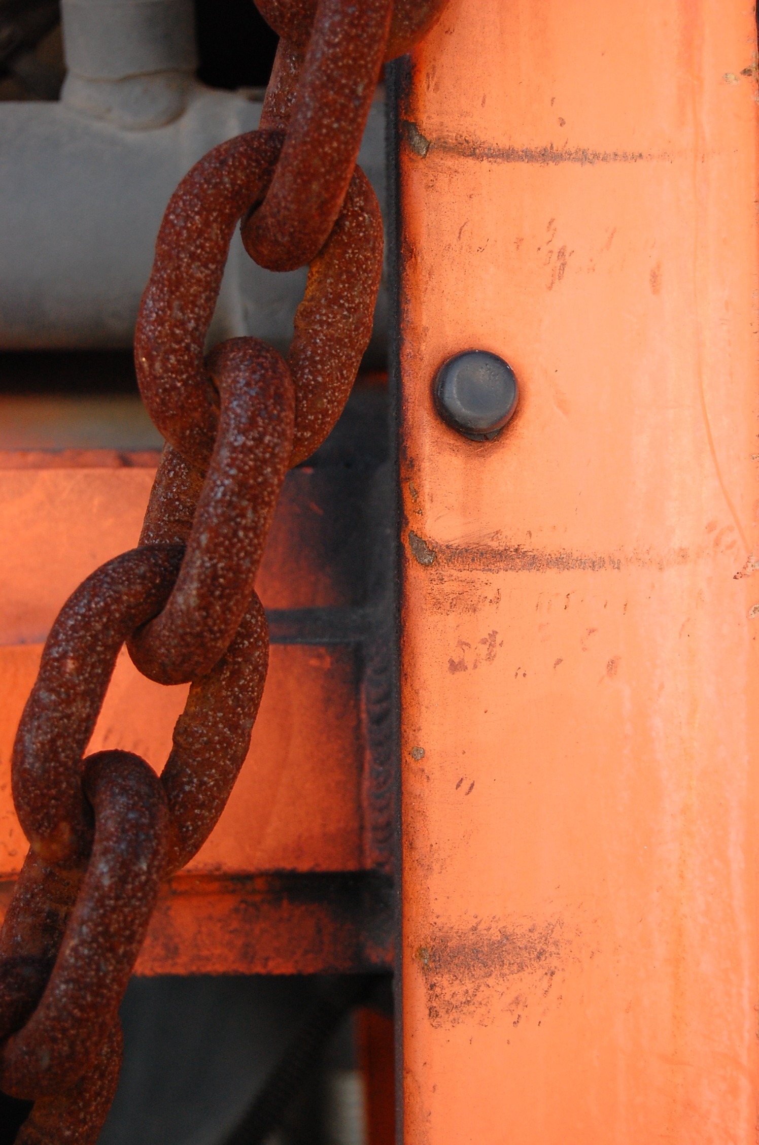 Rusty steel chain free image download