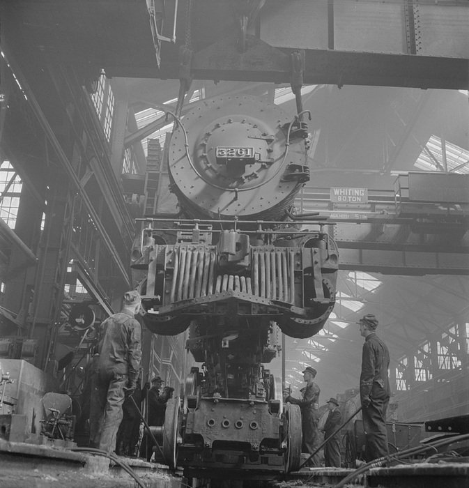 Old steam engine free image download