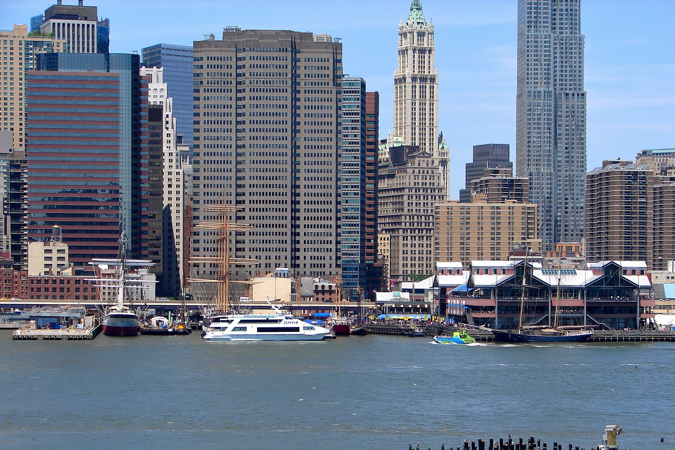 Harbor in New York free image download