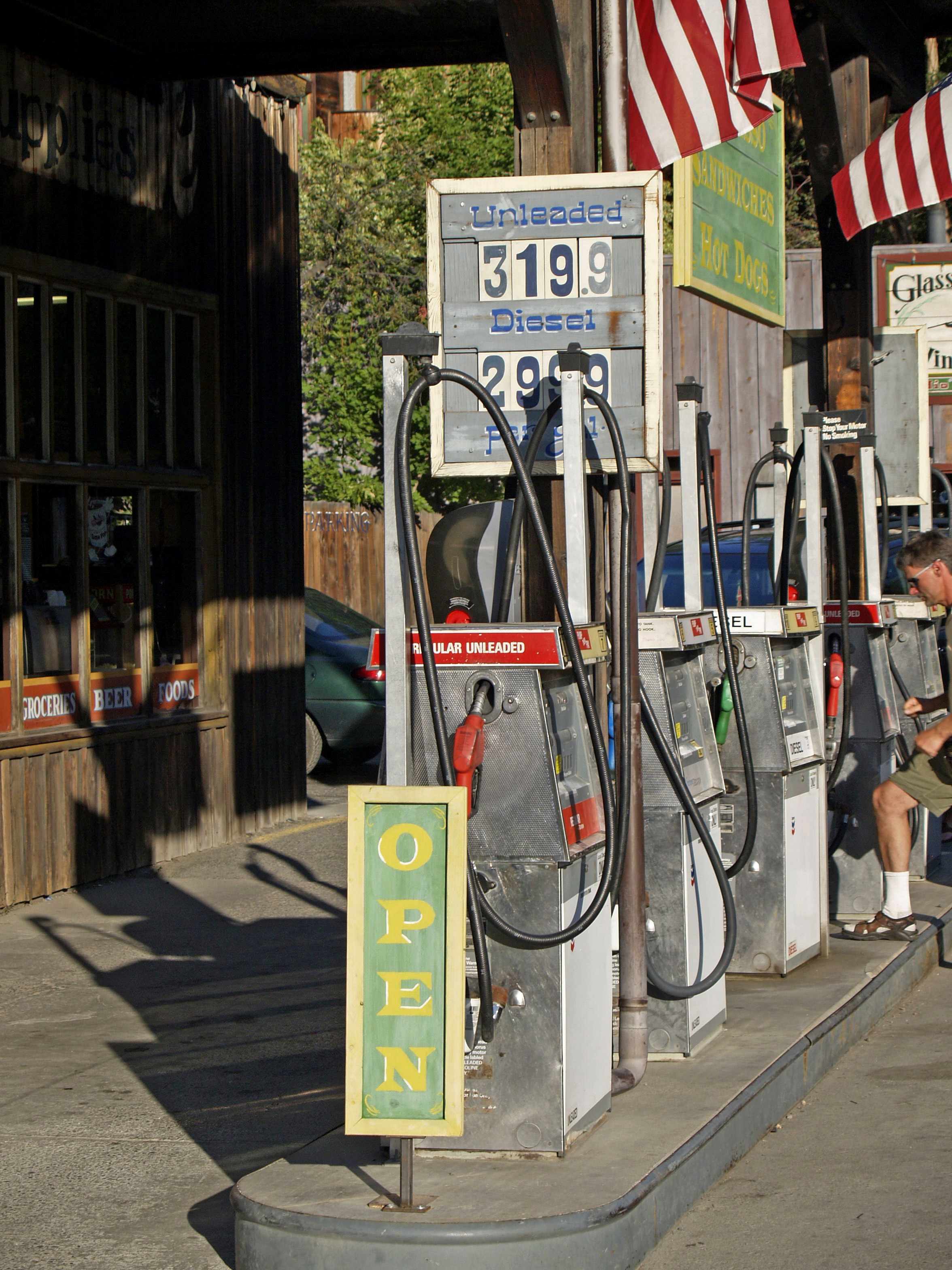 Beautiful winthrop gas station free image download