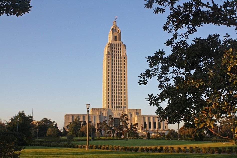 Landscape of High landmark in Baton Rouge free image download