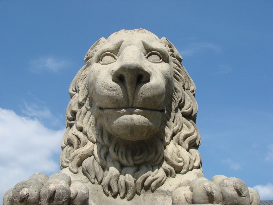Head lion statue free image download