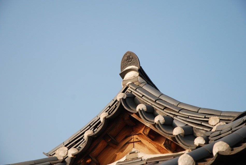 Traditional roof in korea free image download