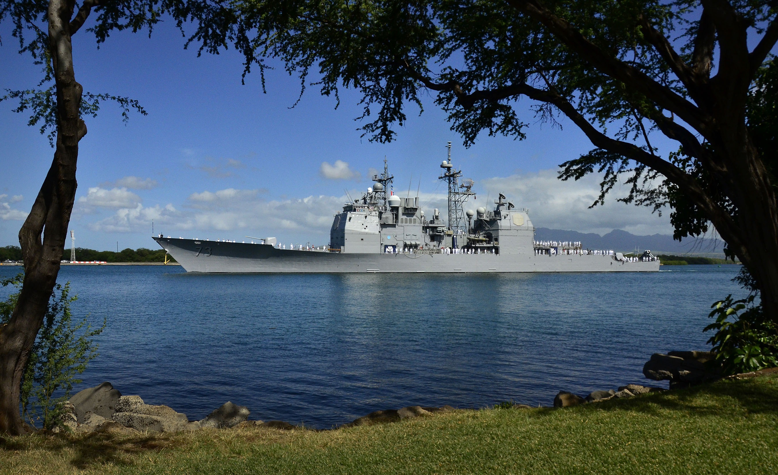 Navy ship in harbor, usa, hawaii free image download