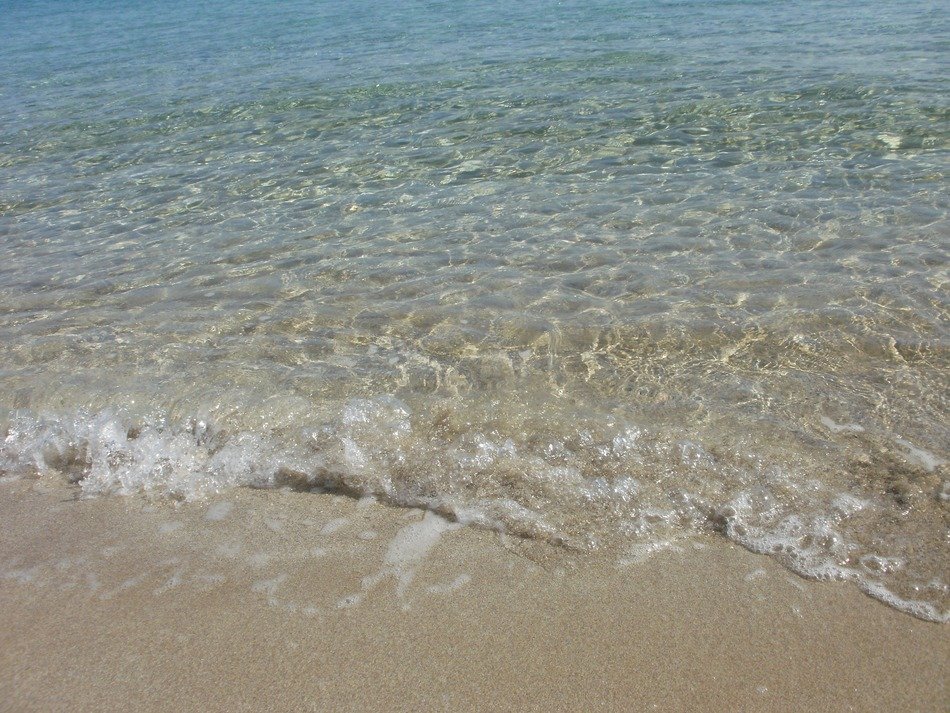 Clear water at beach, cyprus, ayia napa free image download