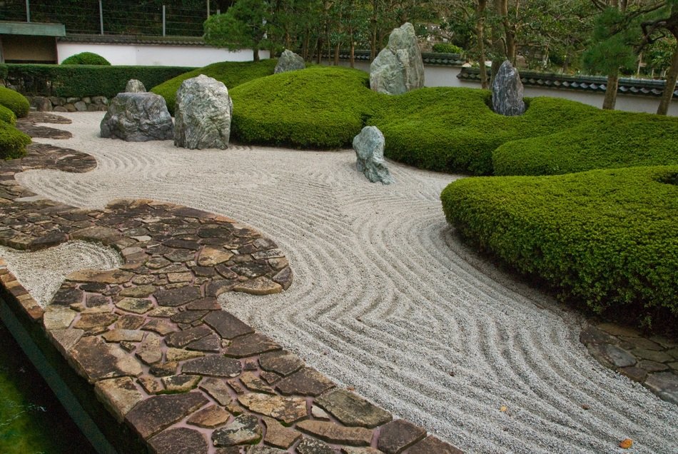 Zen stone garden japanese free image download