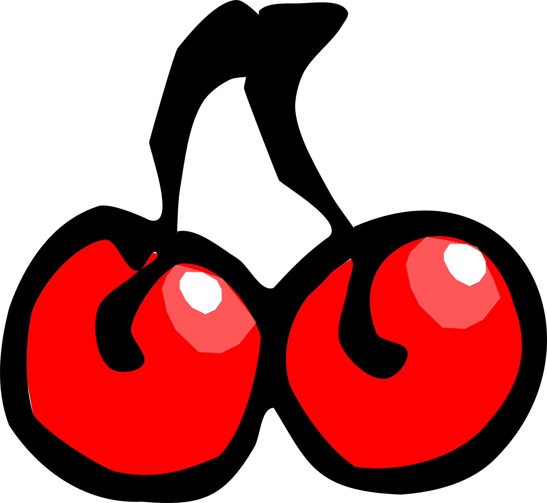 Cherry fruit drawing free image download