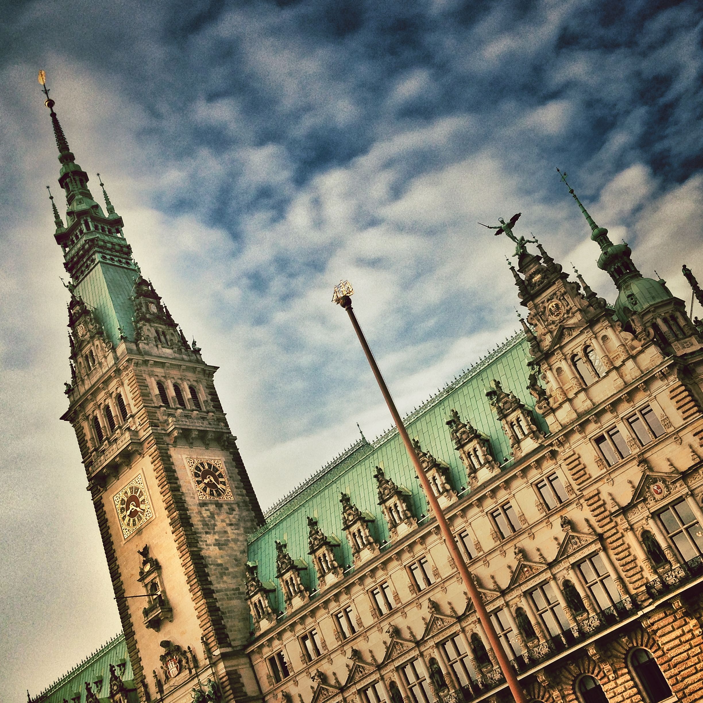 Hamburg city landmark free image download