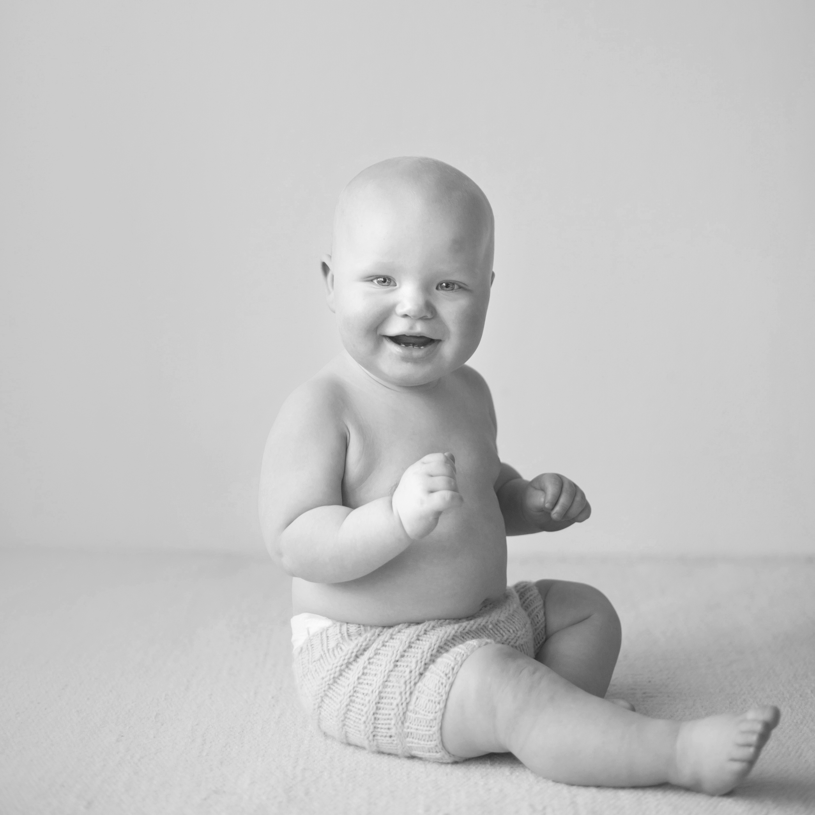 Baby in black and white background free image download