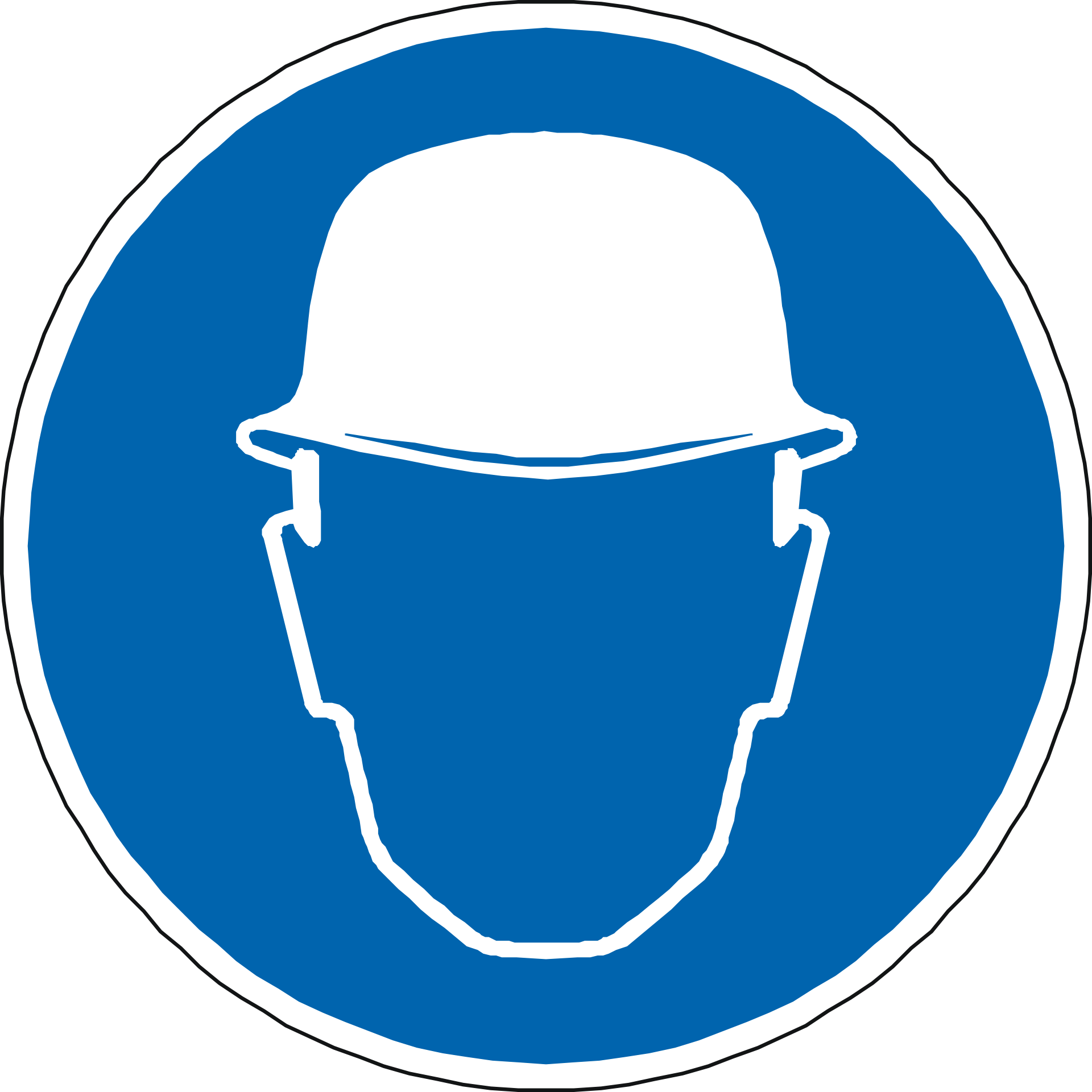 Head protection helmet drawing free image download