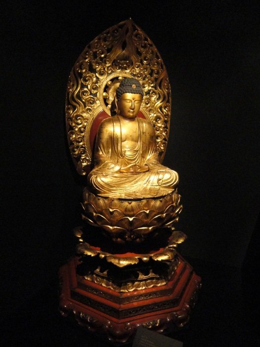 Golden Buddha statue in Japan free image download