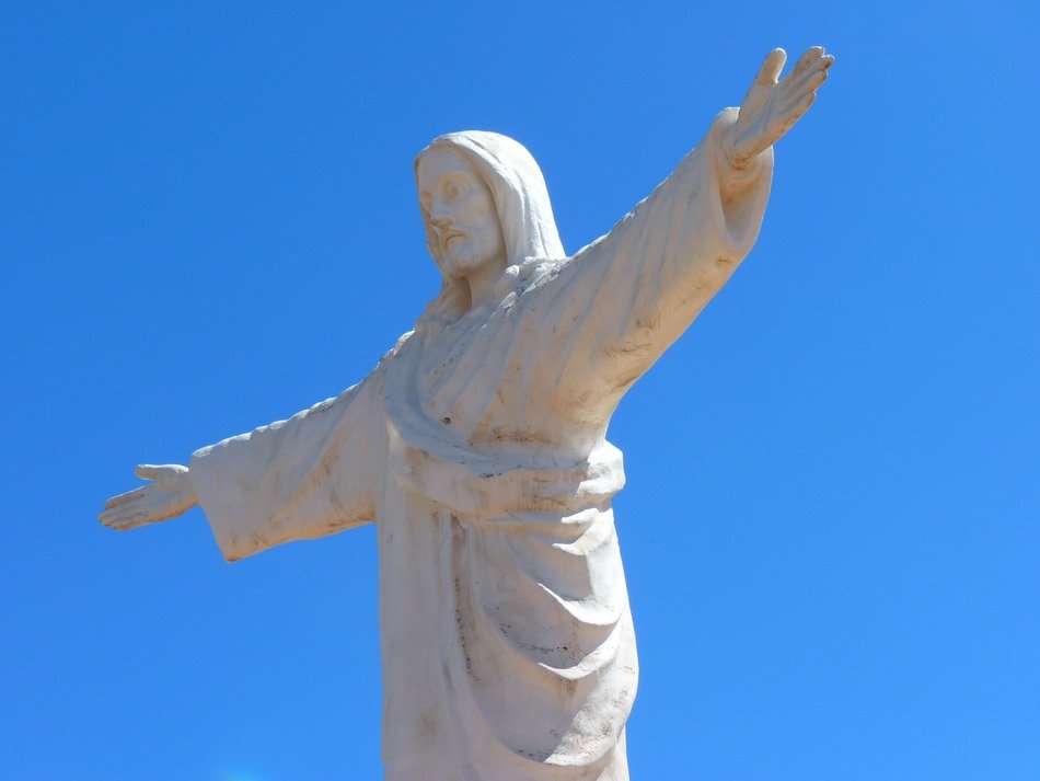 Jesus statue Peru free image download