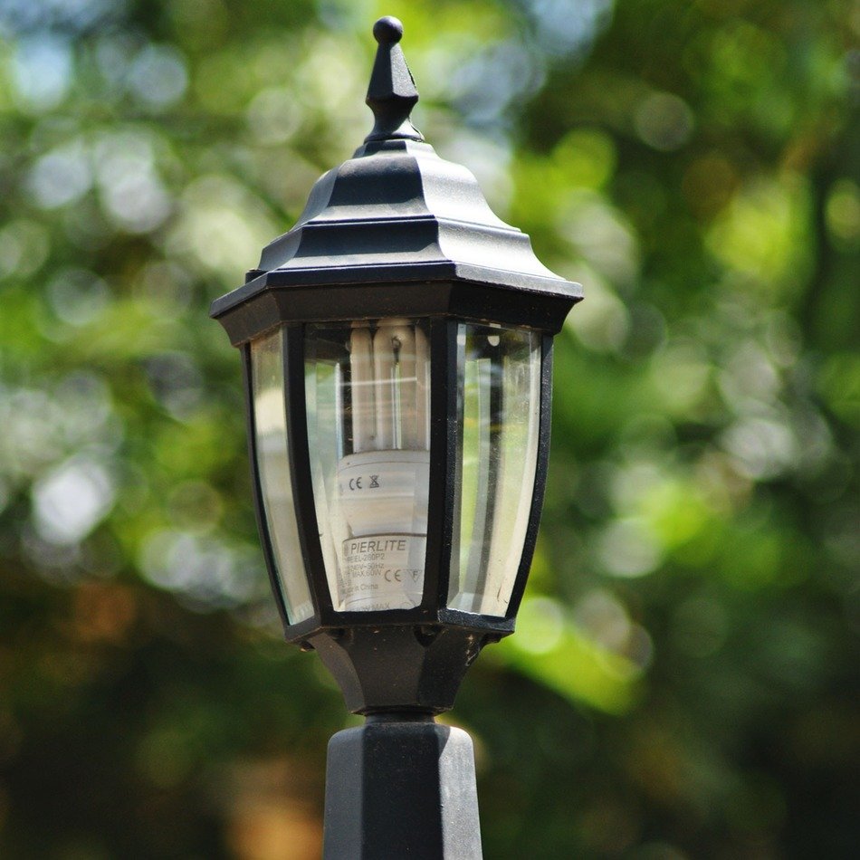 Electric decorative street lamp free image download