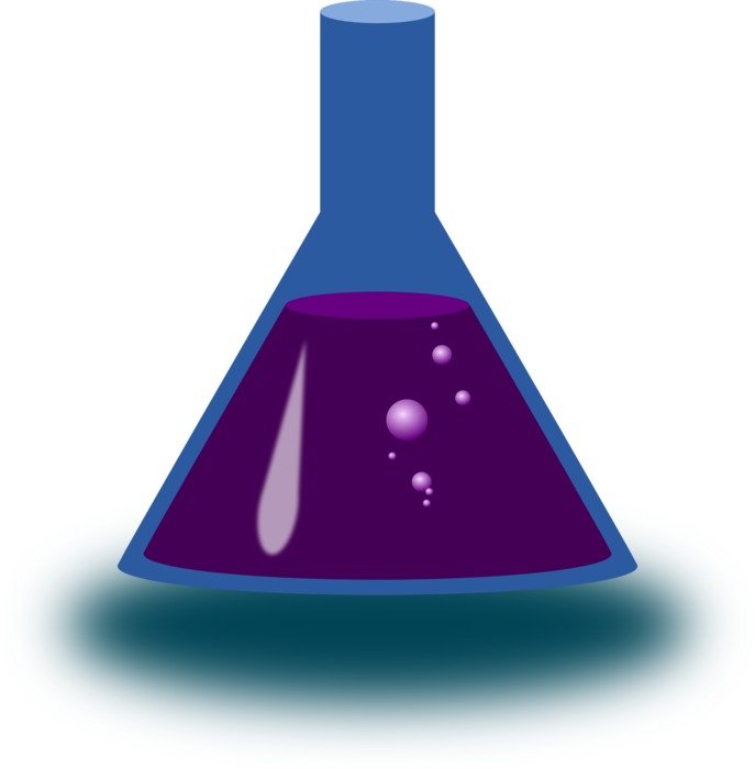 Chemistry experiment lab as a drawing free image download