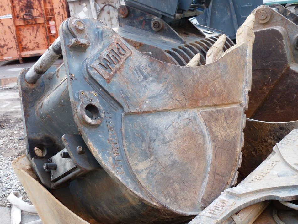 Metal backhoe bucket free image download