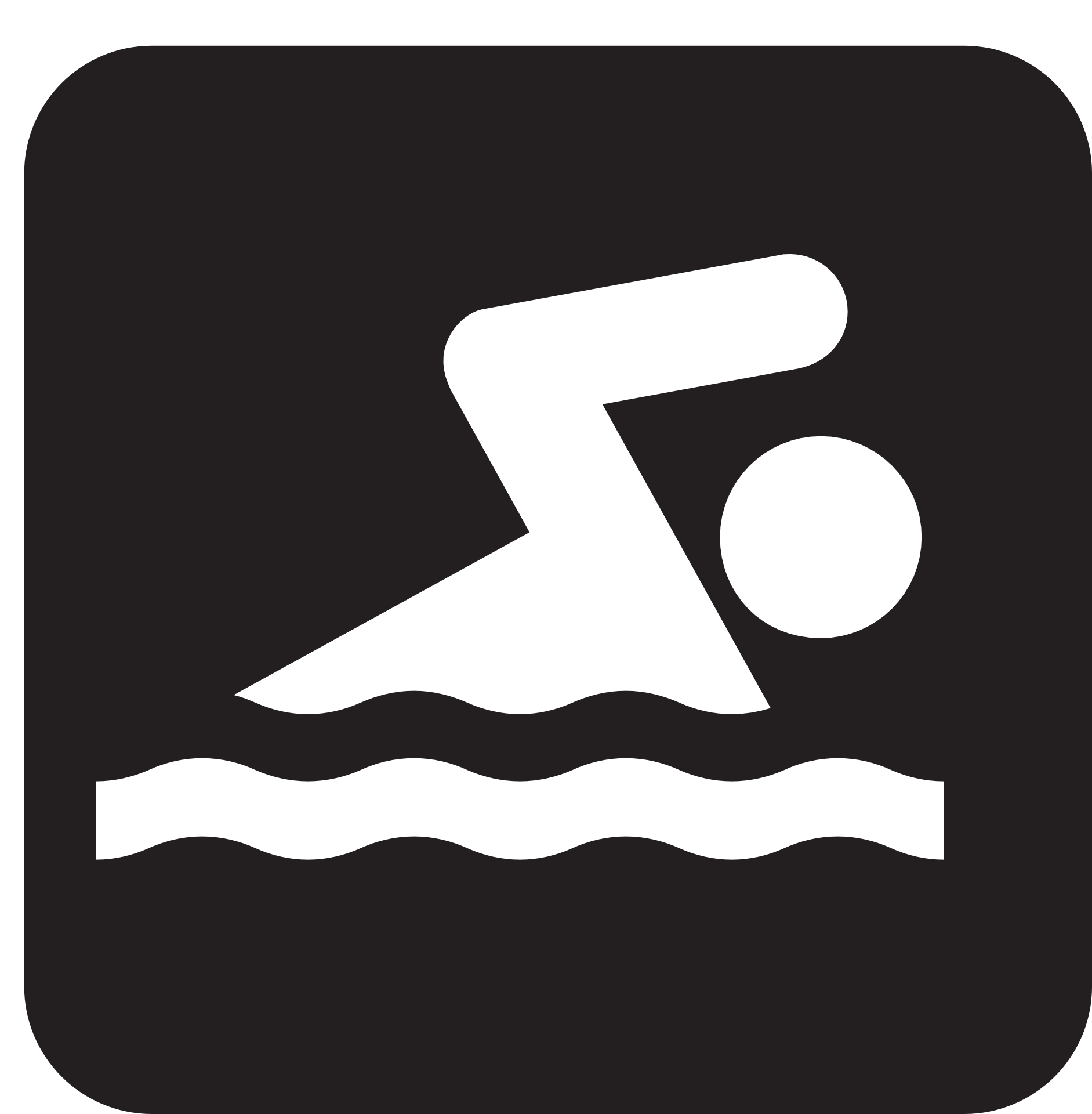 Swimming, sports symbol free image download