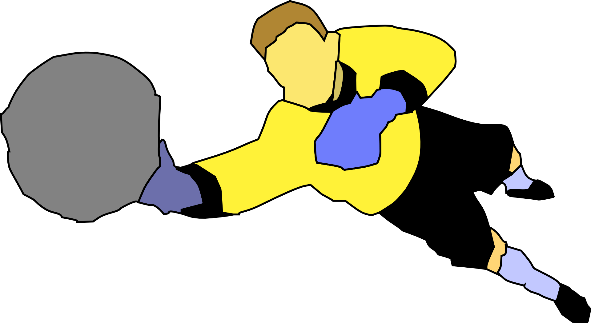 Football goalkeeper drawing free image download