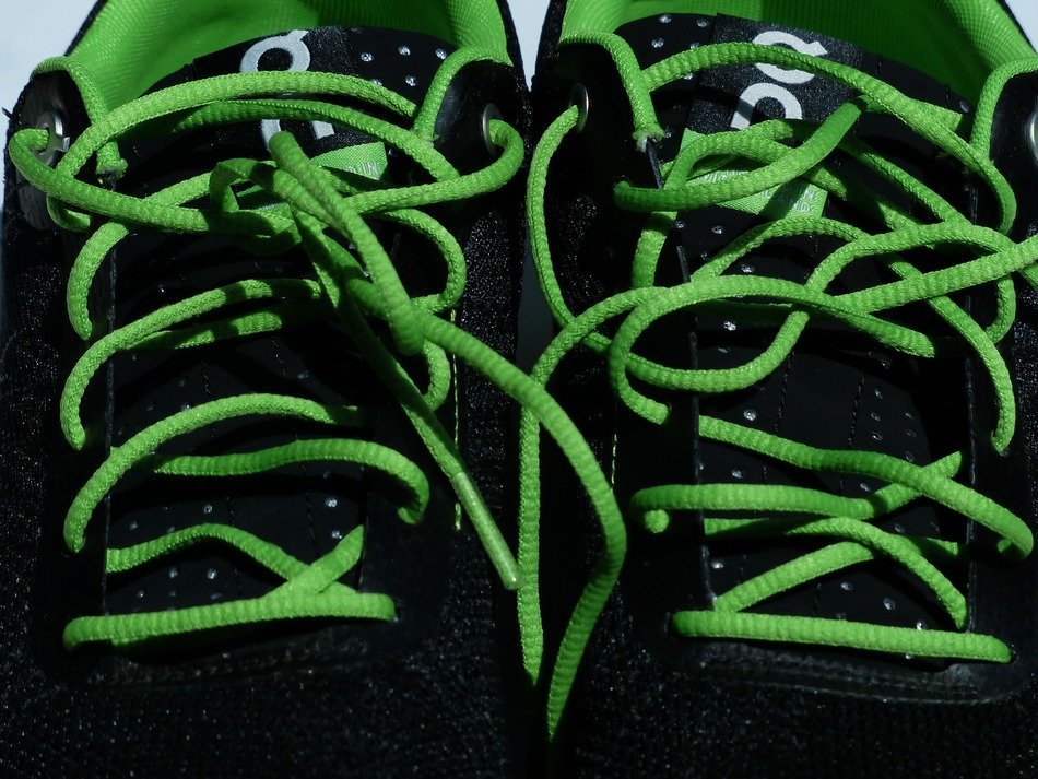 Green shoelaces free image download