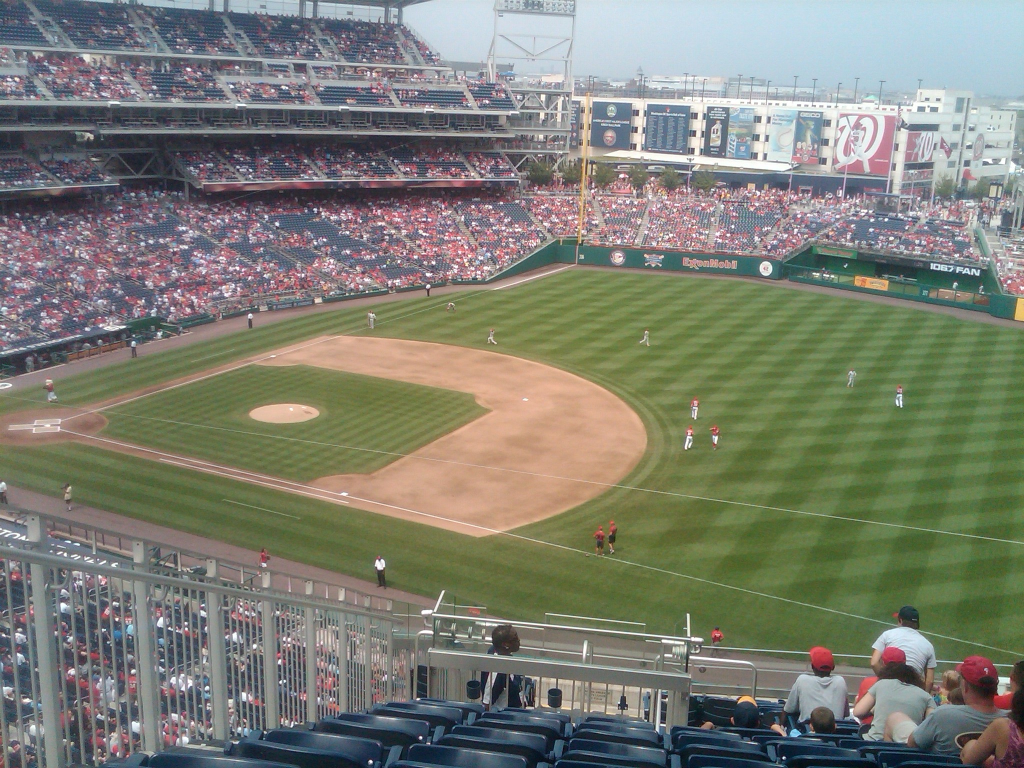 Baseball match on a big stadium free image download