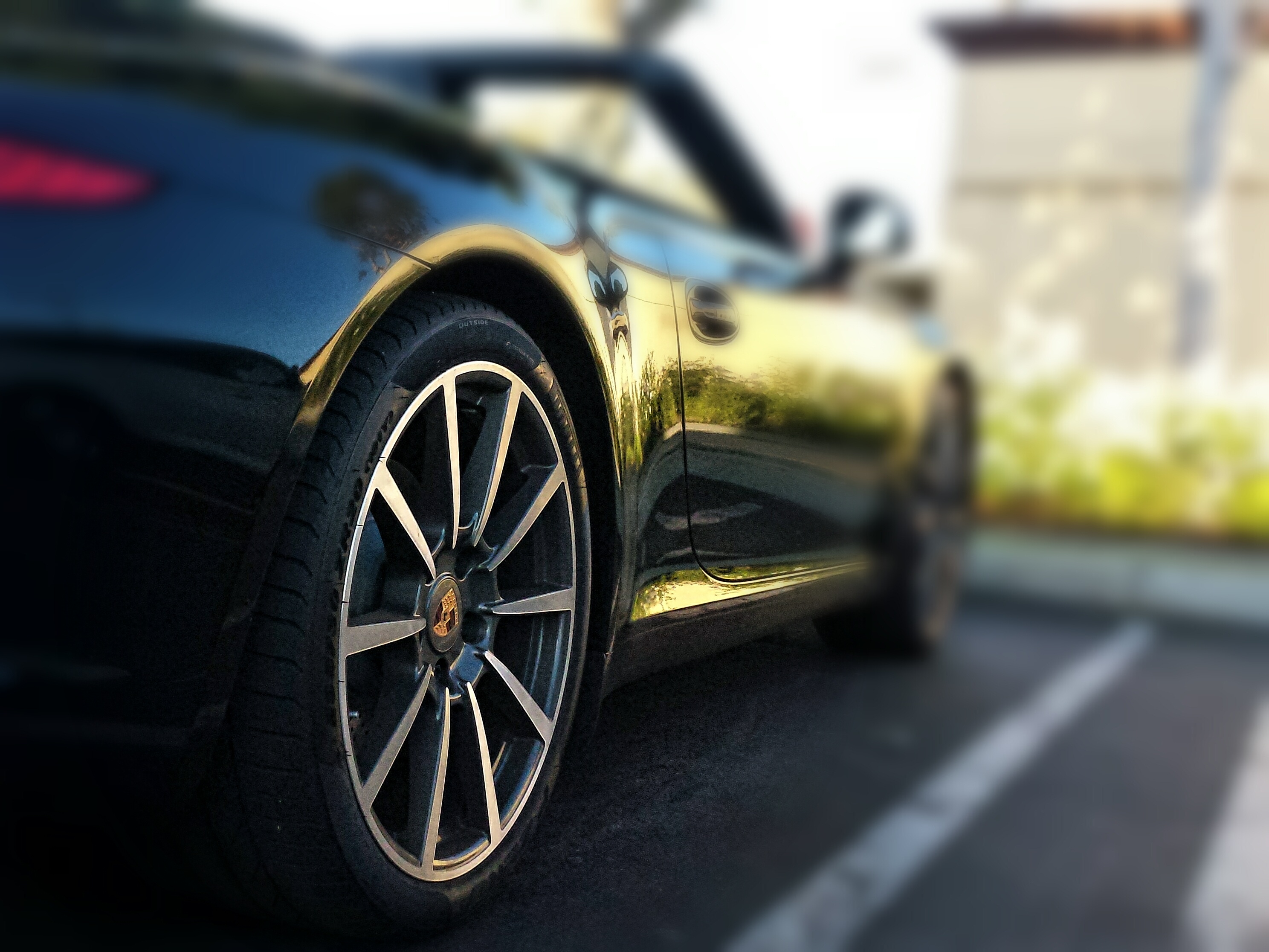 Tires of a luxury car free image download