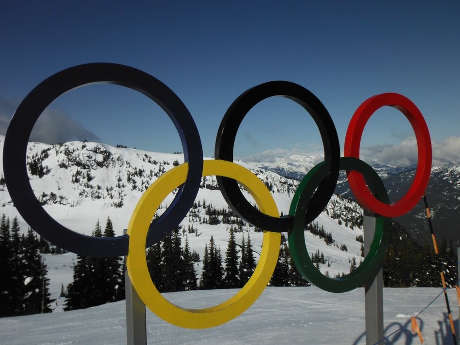 Colorful olympic rings free image download
