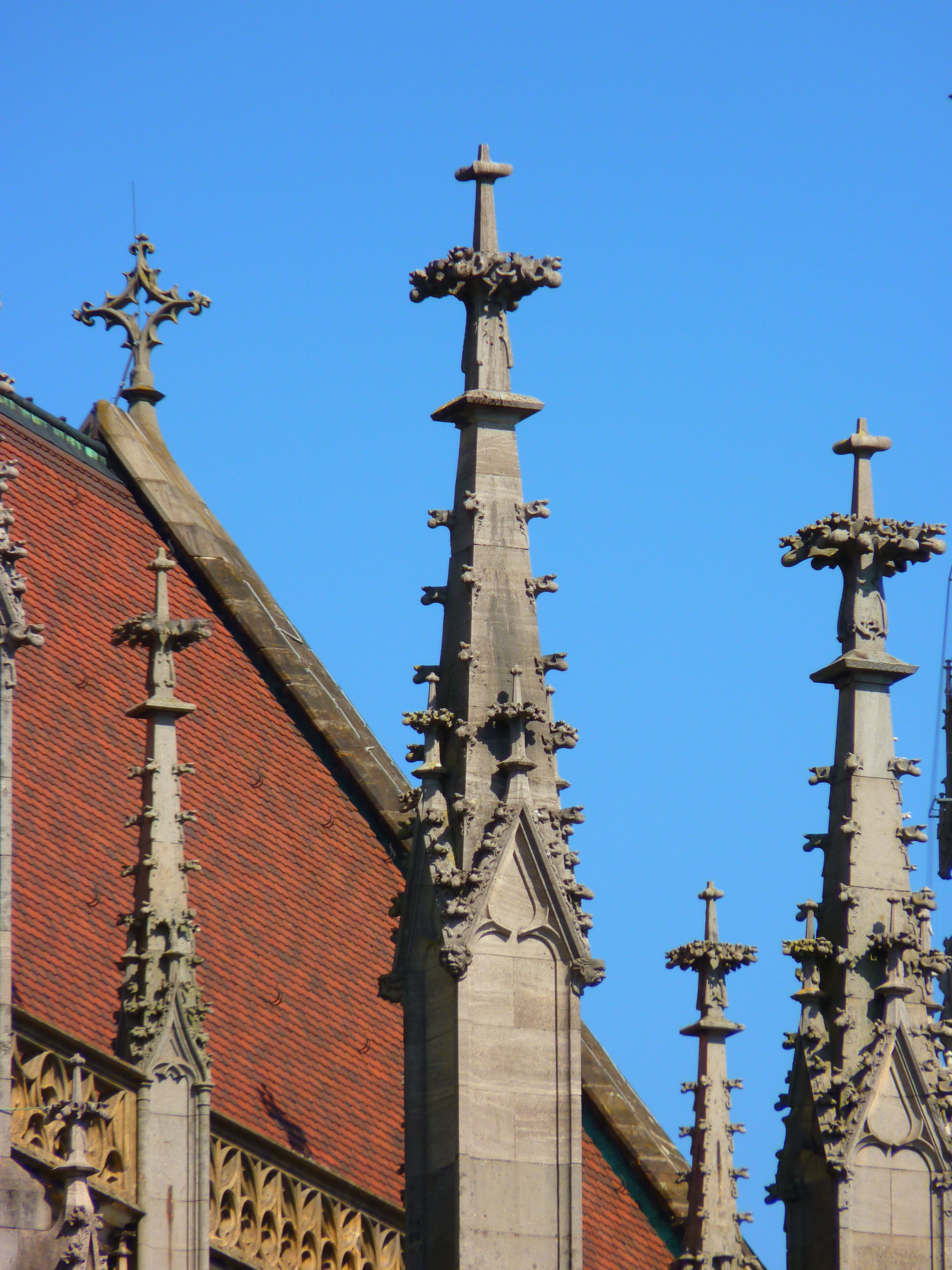 Spiers of the Ulm cathedral closeup, germany, munich free image download