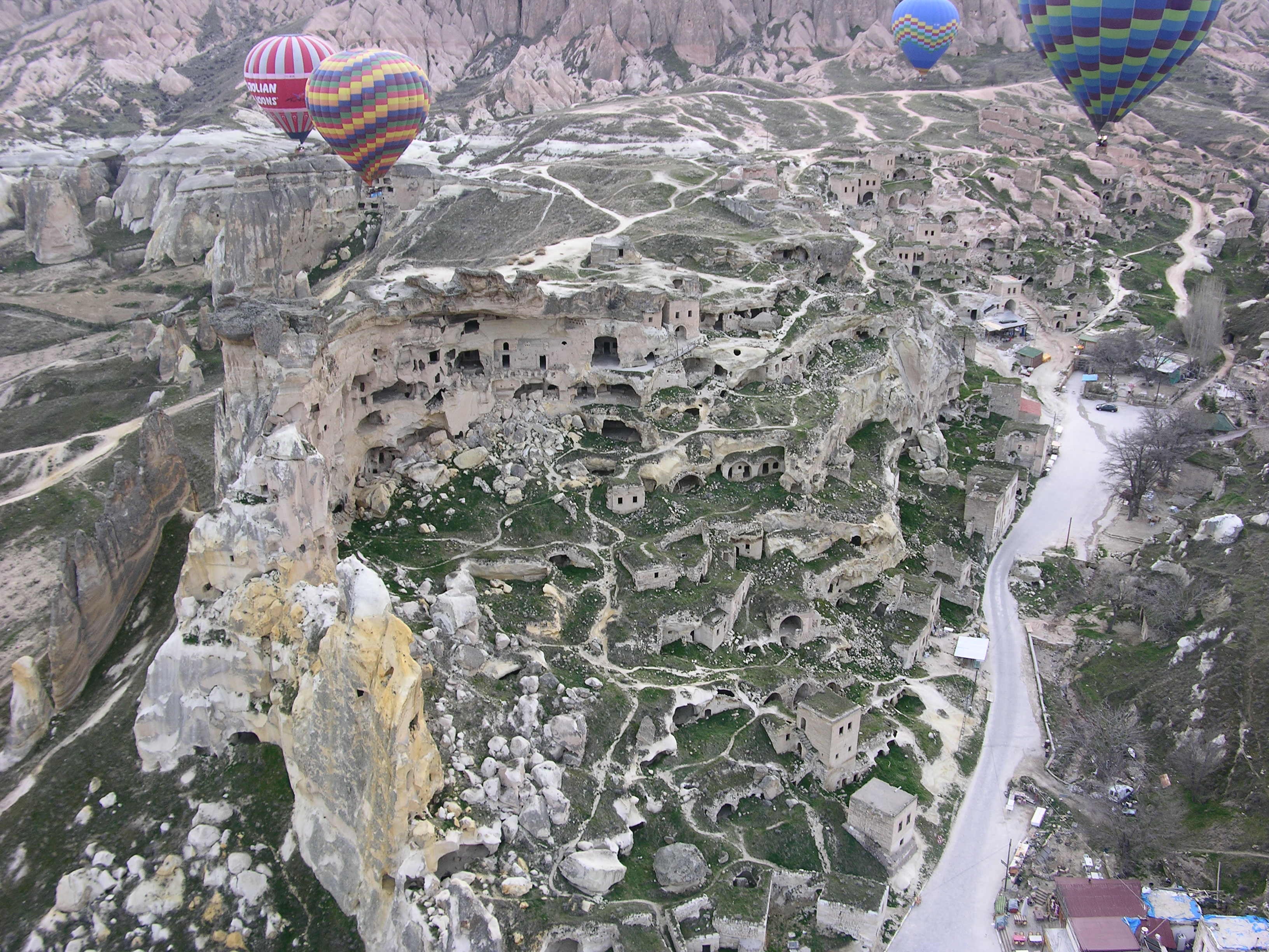 Stone houses in cappadocia free image download