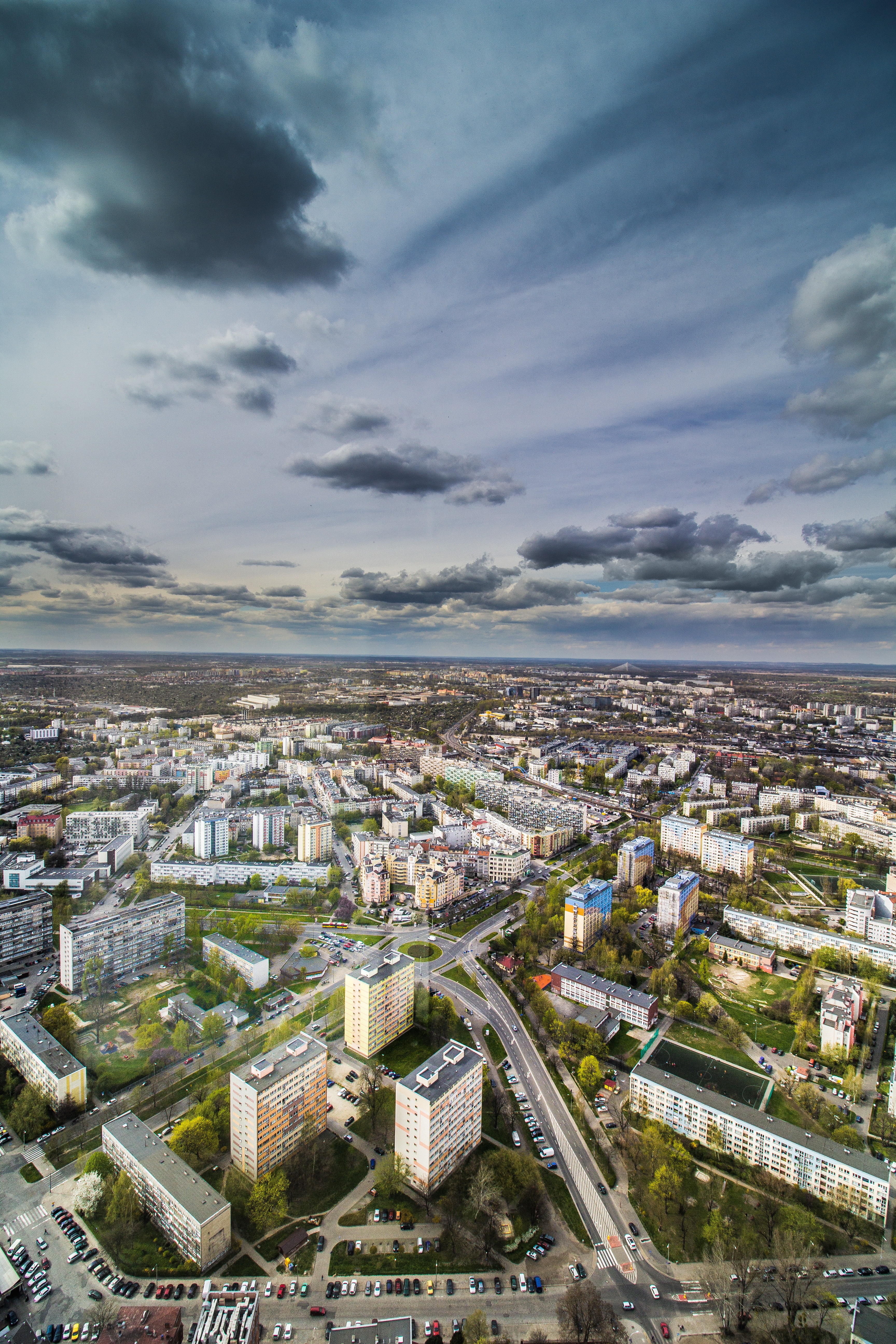 Modern city landscape free image