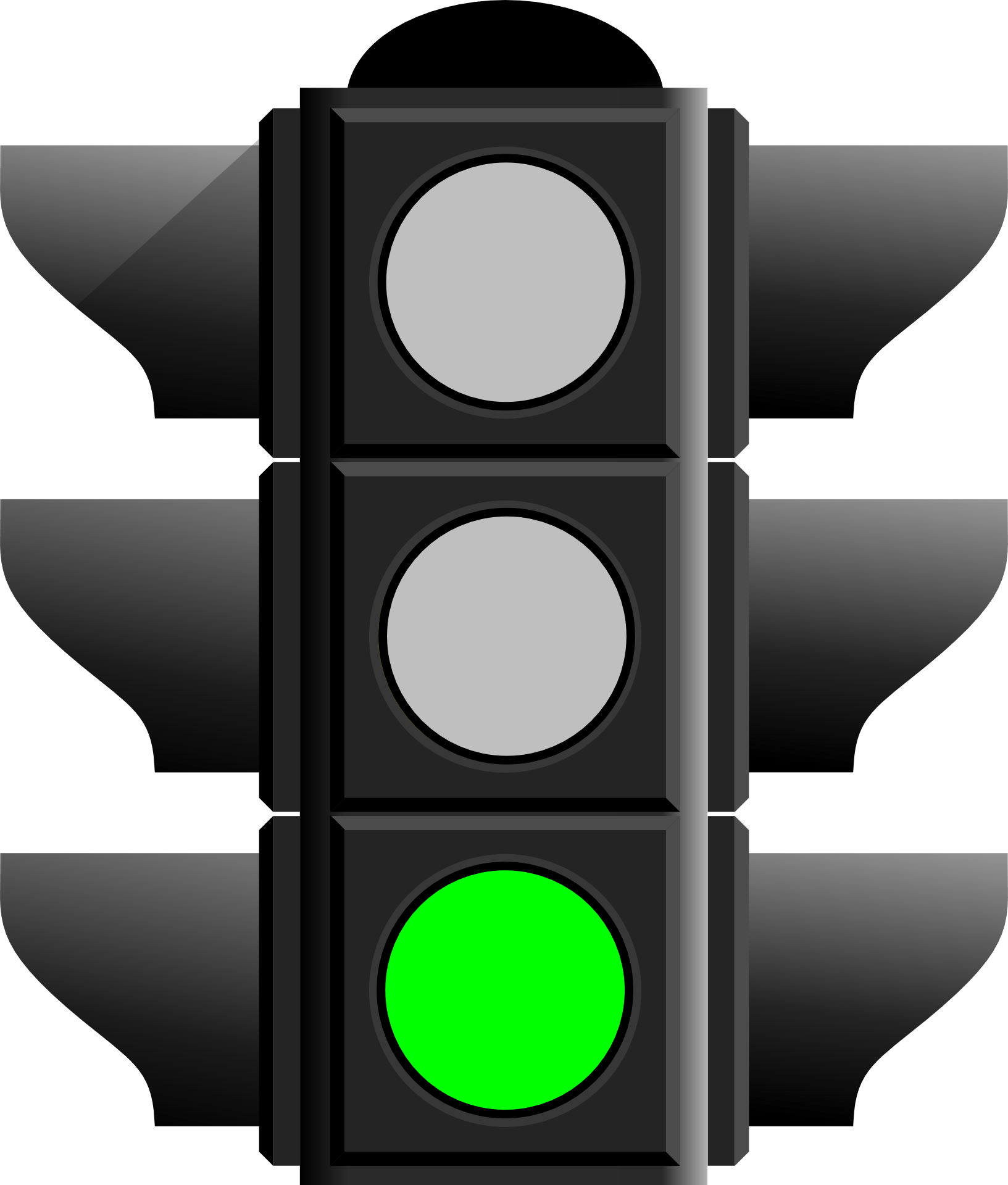 Clip art of green traffic light free image download