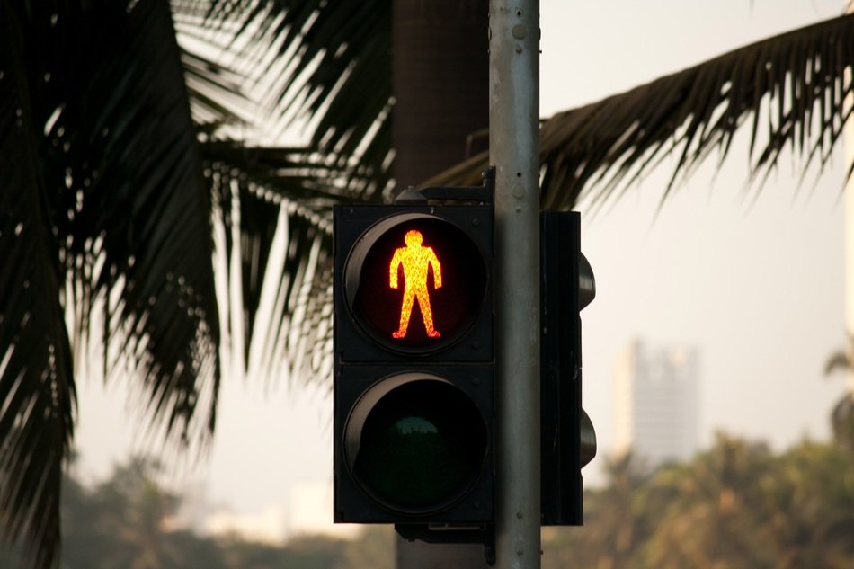 Yellow traffic lights free image download