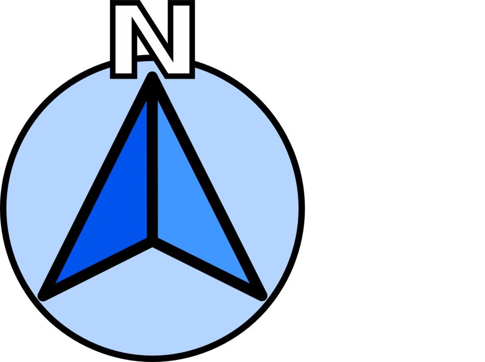 Compass north direction drawing free image download
