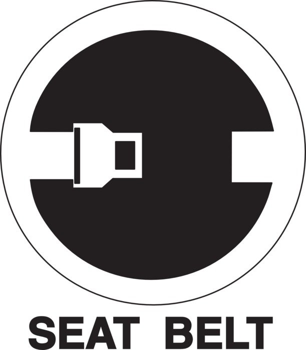 Seat belt sign free image download