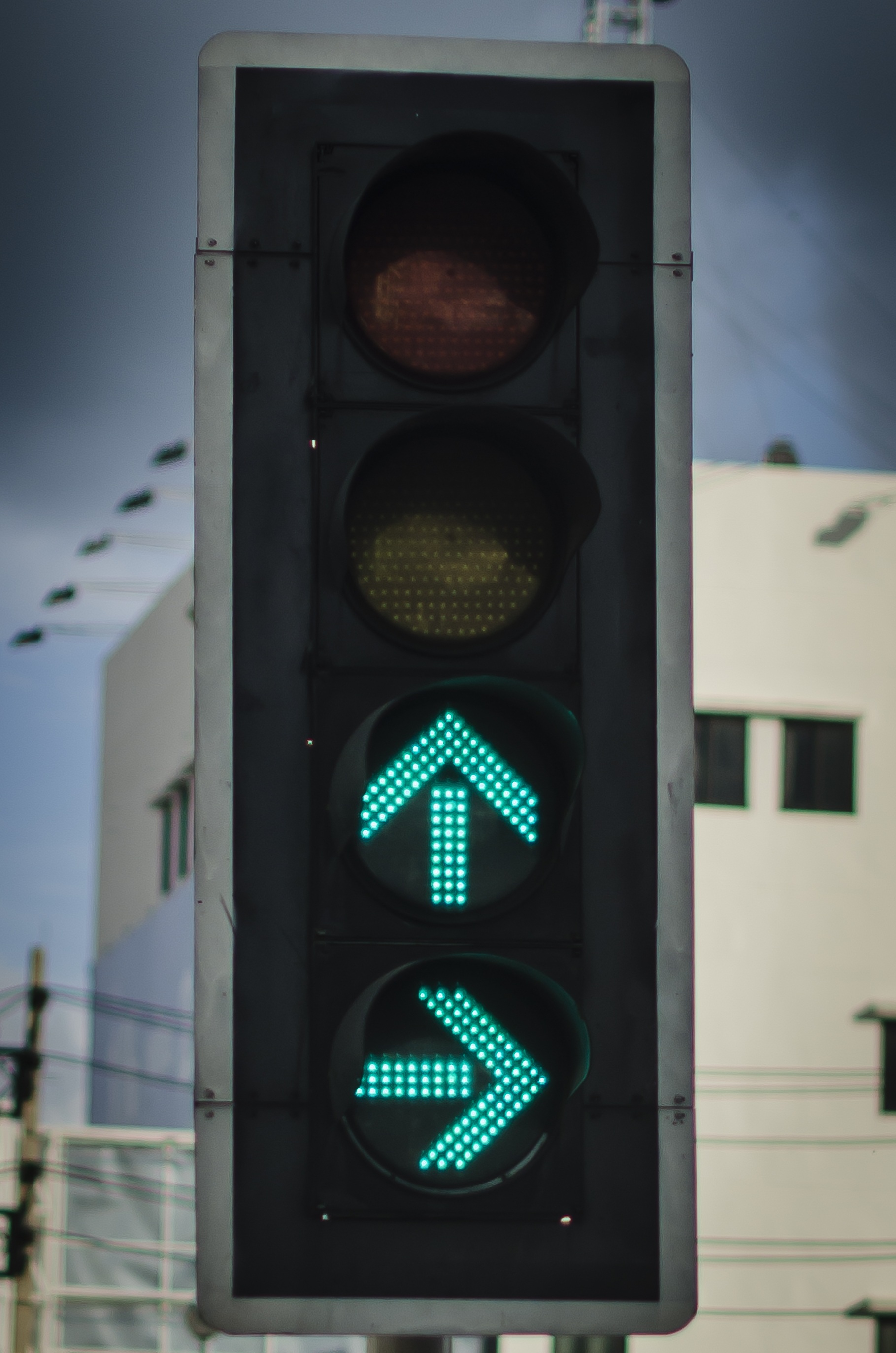 Traffic lights with green arrows free image download