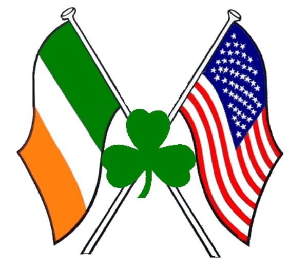 American And Irish Flag drawing free image download