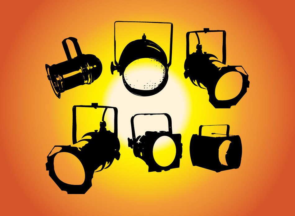Stage Light Set drawing free image download