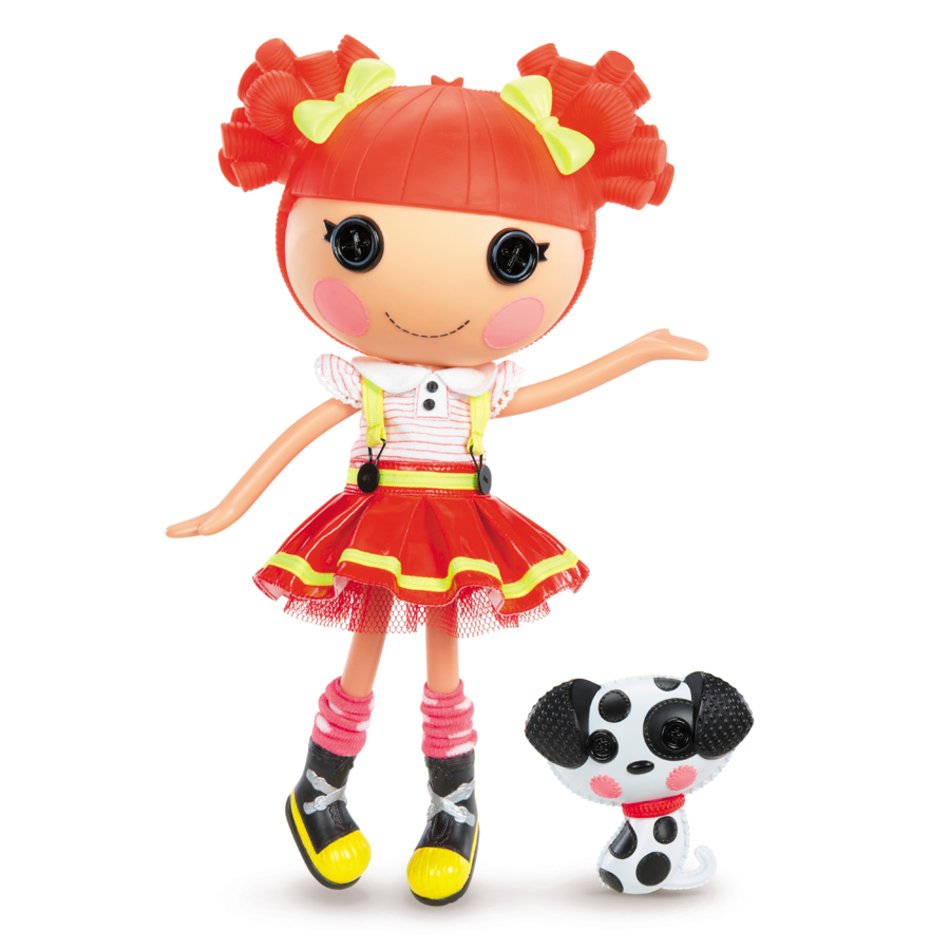 Photo of a Lalaloopsy doll with a toy dog free image download