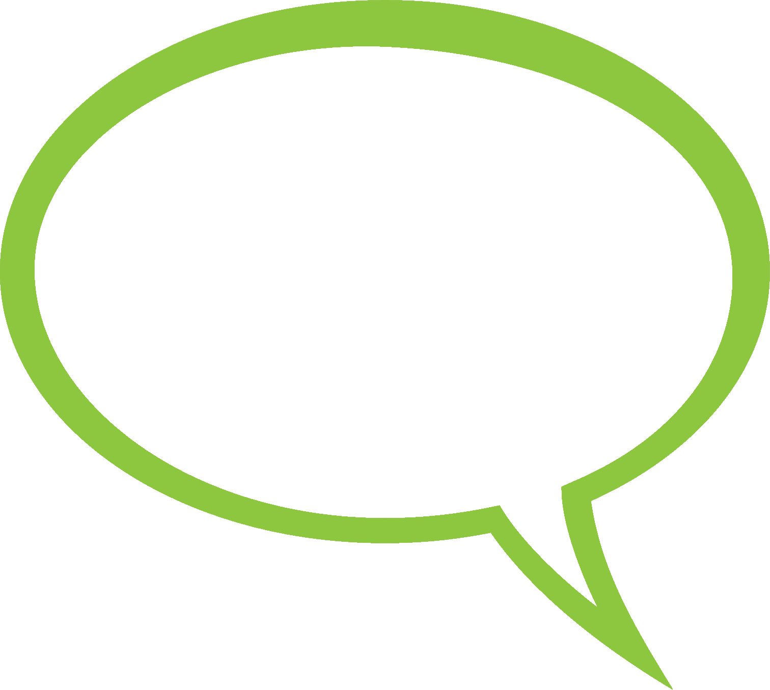 Green text bubble free image download