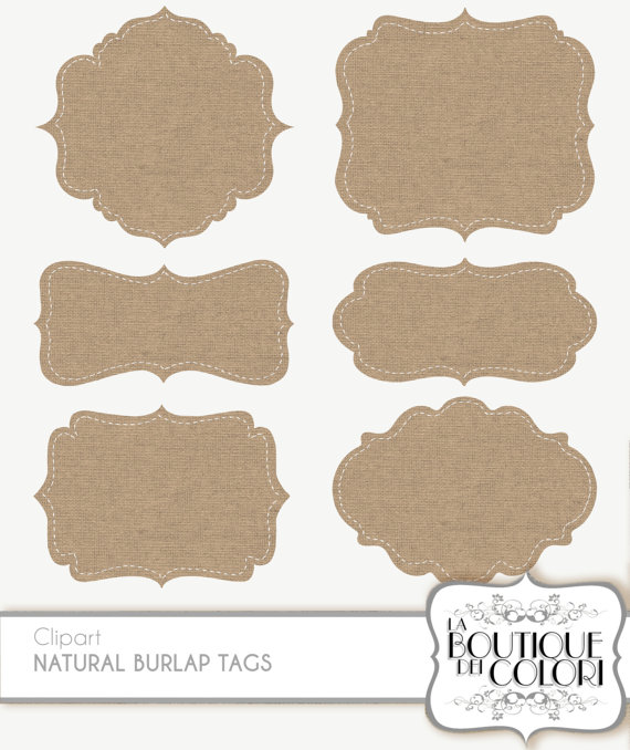 Art Burlap Frames Labels Tags Digital free image download