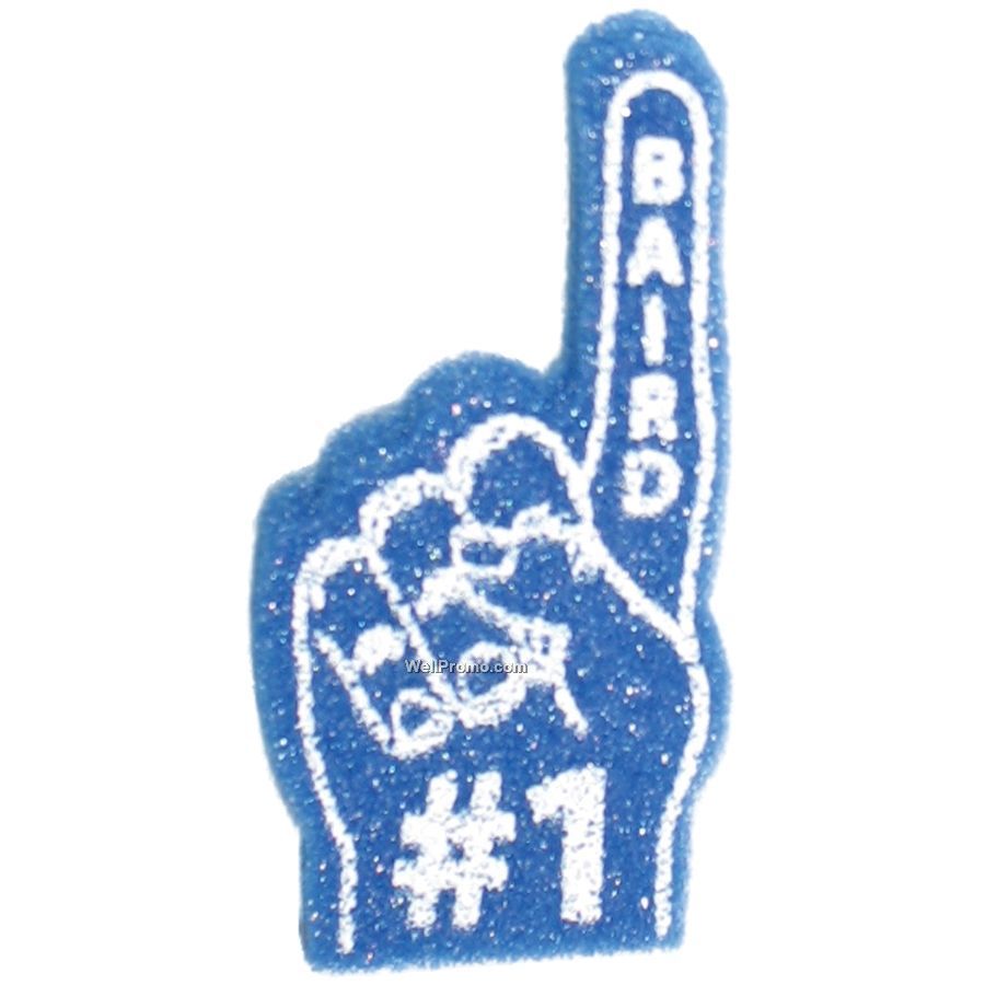 Blue Foam Finger drawing free image download