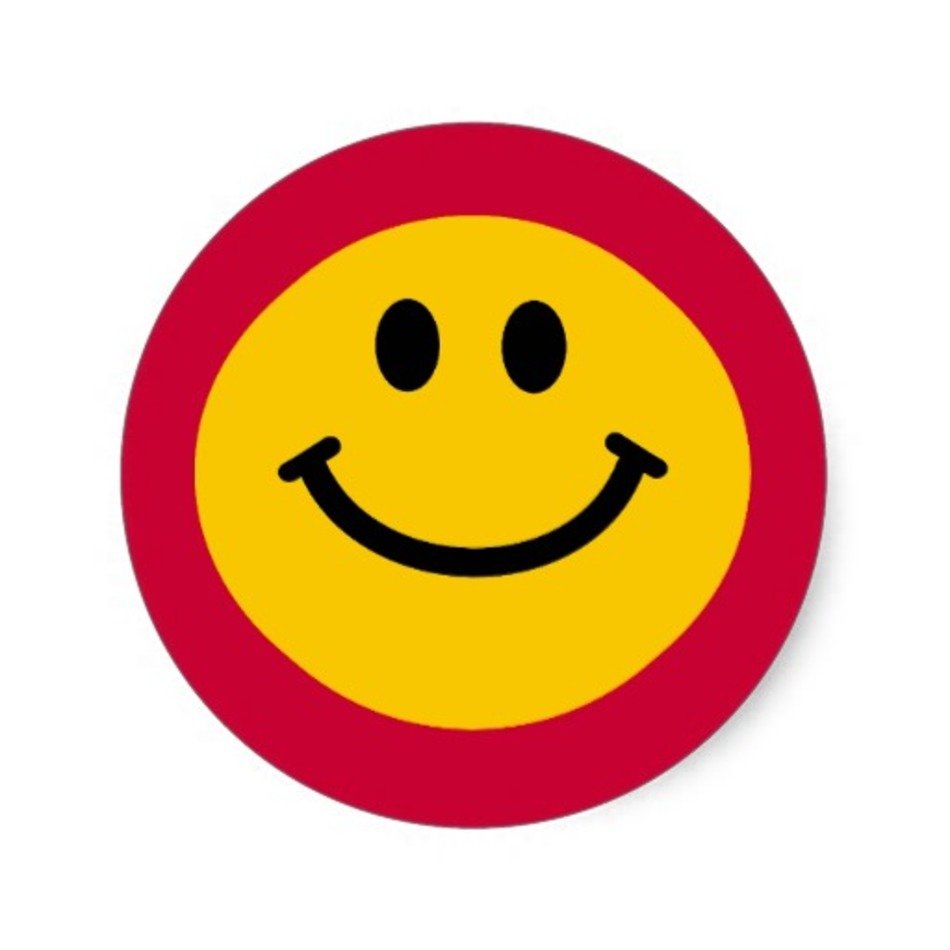 Smiley Face Round Sticker From Zazzle free image download