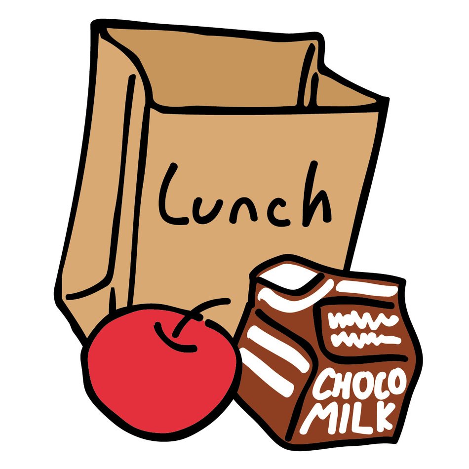 Lunch bag as graphic free image download