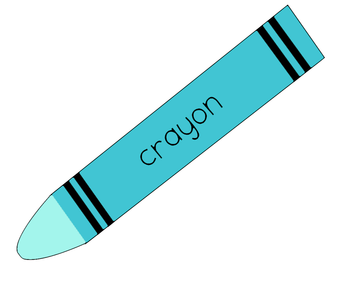 Blue Crayon drawing free image download