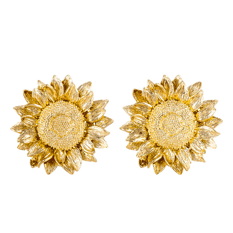Asprey Yellow Gold Sunflower Earrings At 1stdibs free image download