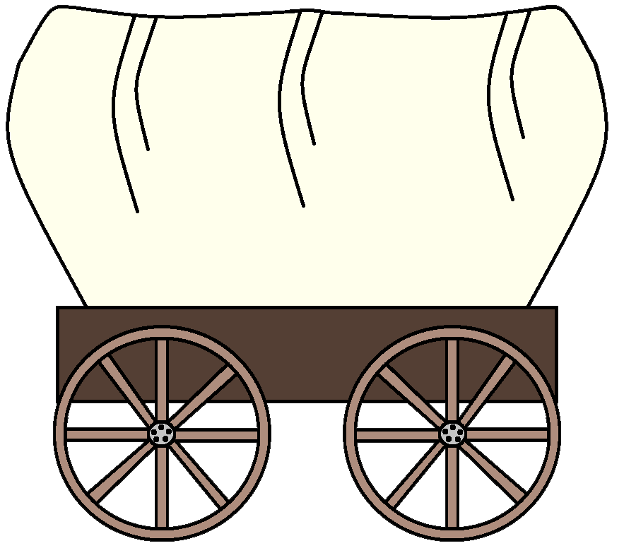 Vintage Horse Pulling Wagon, drawing free image download