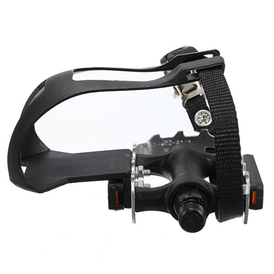 Cycling Fixie Road Mountain Bike Bicycle Pedals Toe Clips Straps free image download