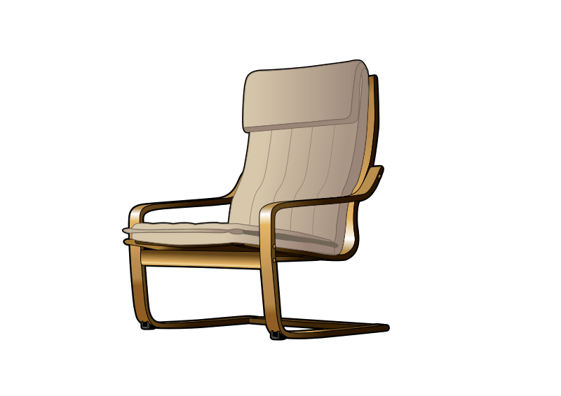 Armchair in the dark free image download