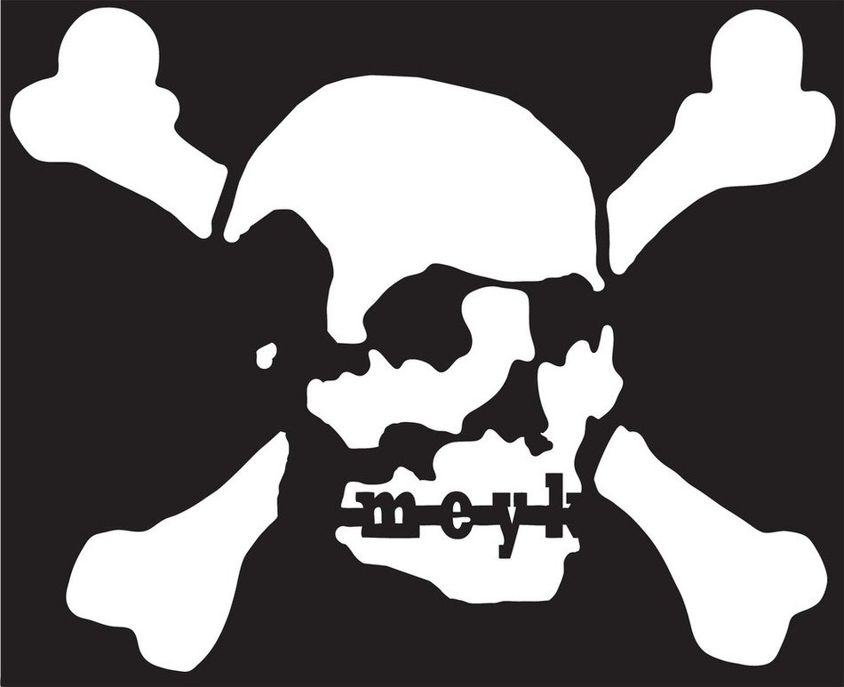 Skull And Bones Stencil drawing free image download